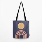 Mid century modern - indigo Tote Bag Gallery Image 2