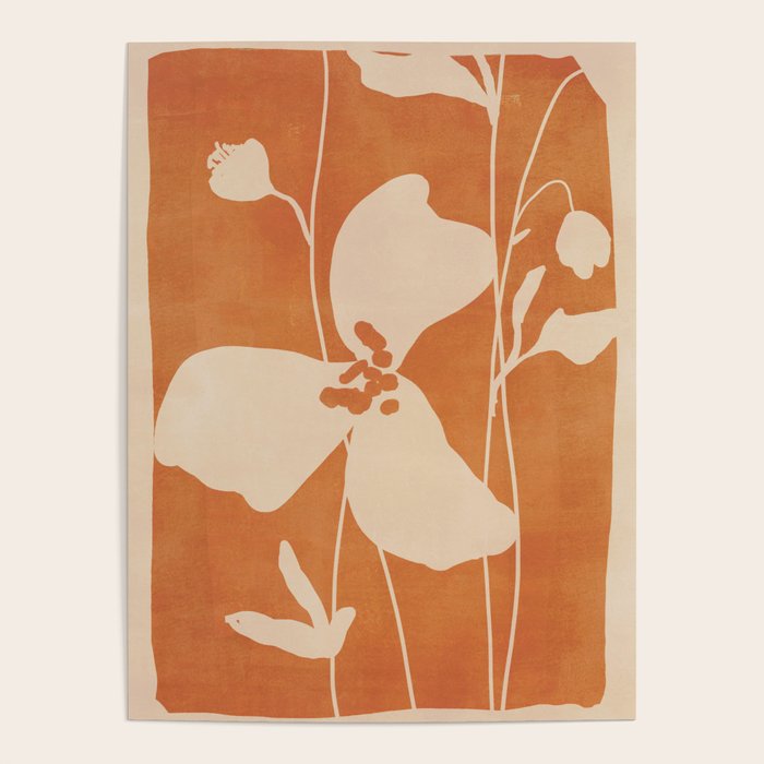 Abstract Minimal Flowers 4 Poster Gallery Image 4