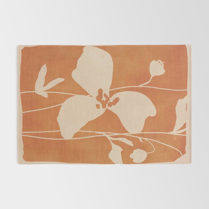 Abstract Minimal Flowers 4 Rug Gallery Image 2