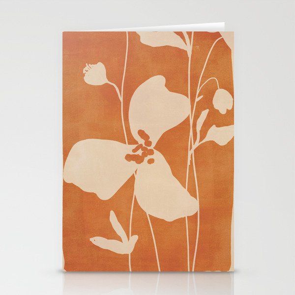 Abstract Minimal Flowers 4 Stationery Card Gallery Image 1