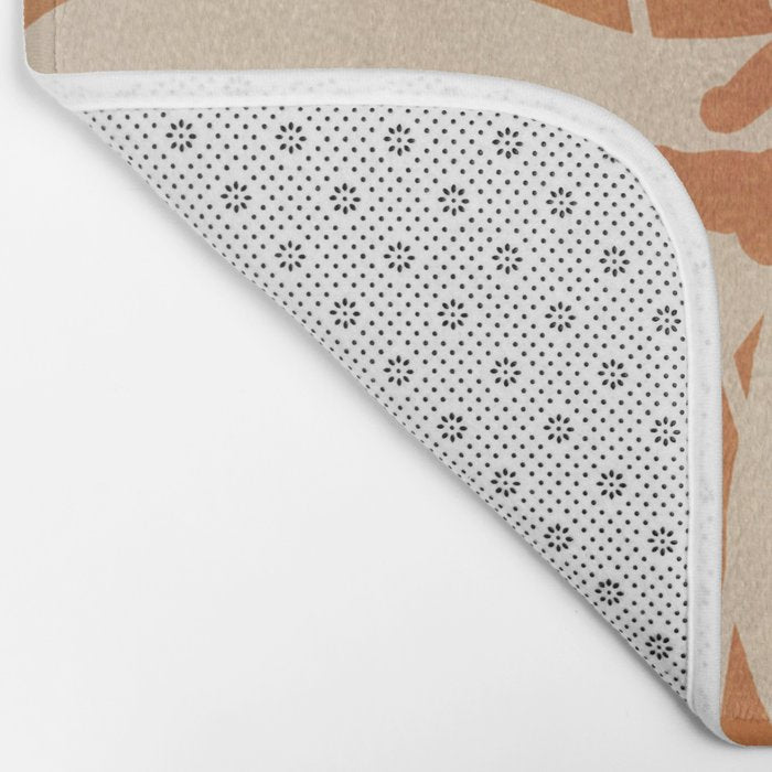 Abstract Minimal Flowers 4 Bath Mat Gallery Image 2