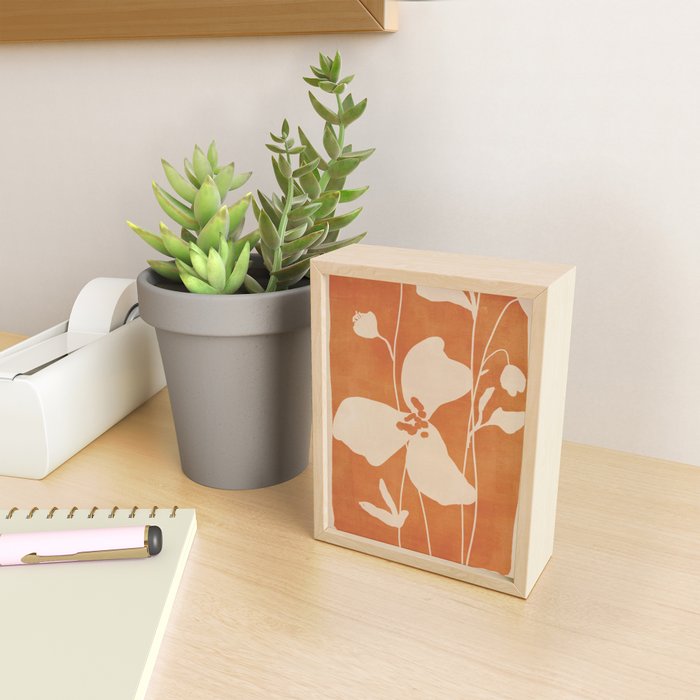 Abstract Minimal Flowers 4 Mini Art Print Gallery Image 2