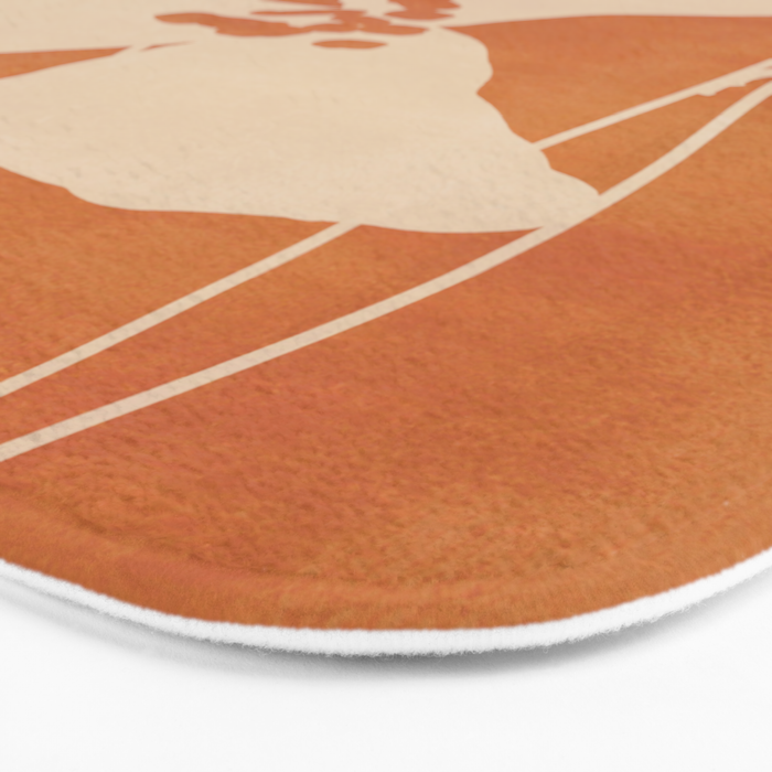 Abstract Minimal Flowers 4 Bath Mat Gallery Image 3