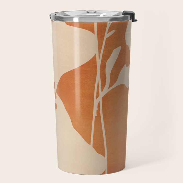 Abstract Minimal Flowers 4 Travel Mug Gallery Image 2