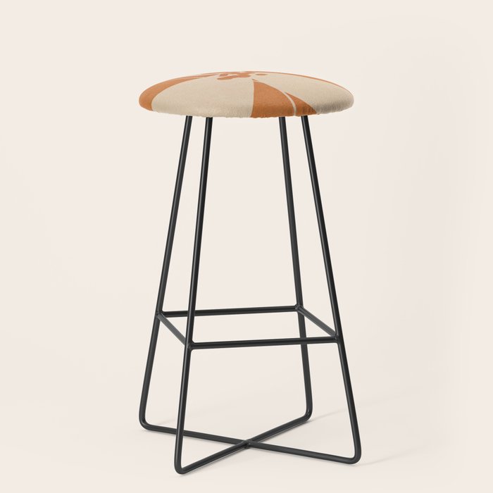 Abstract Minimal Flowers 4 Stool Gallery Image 1