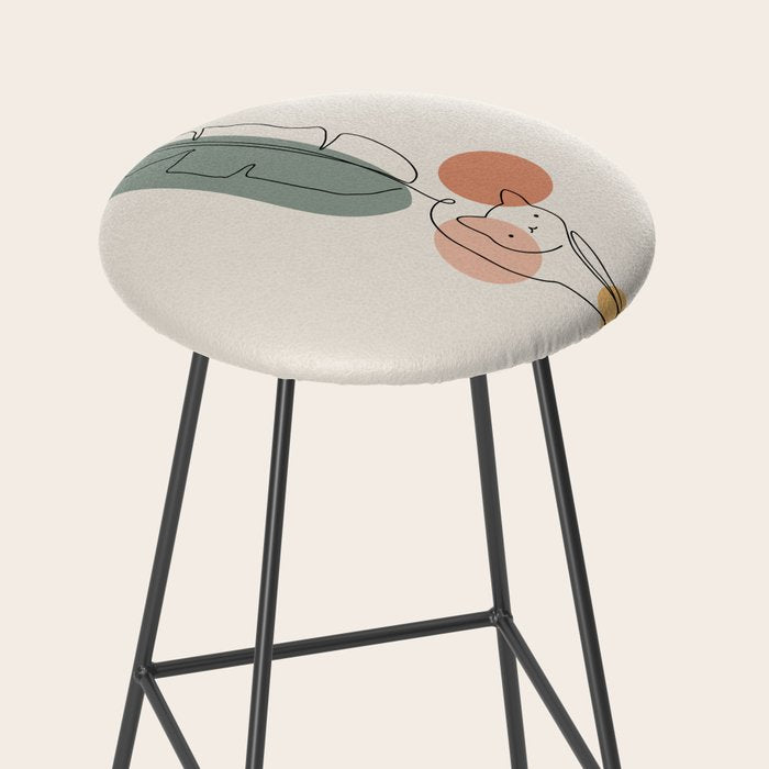 Cat and Plant 35 Stool Gallery Image 2