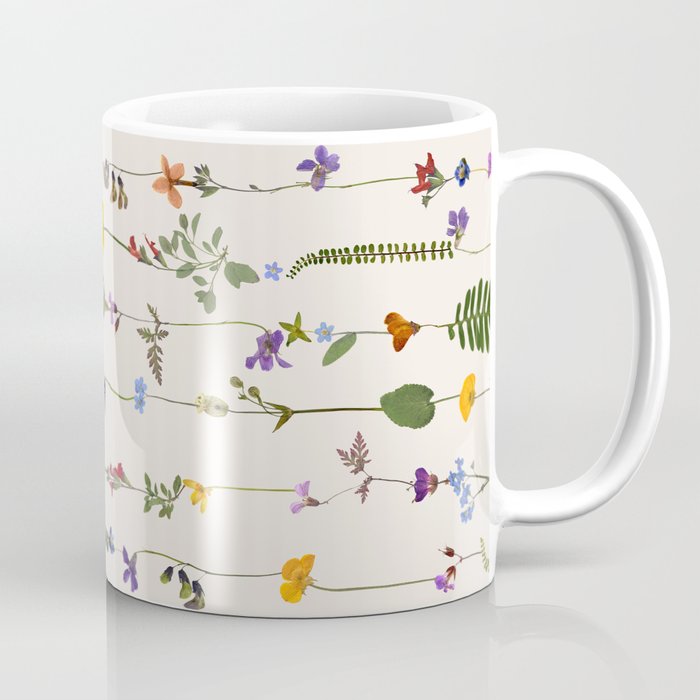 Pressed Florals Coffee Mug Gallery Image 1