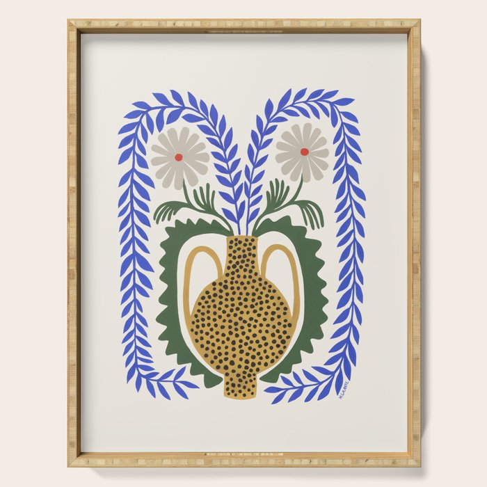 November Vase Serving Tray Gallery Image 1