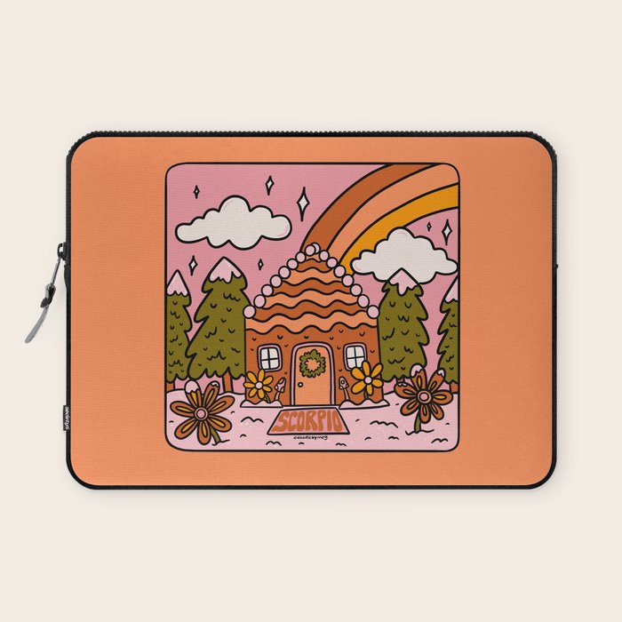 Scorpio Gingerbread House Laptop Sleeve Gallery Image 1