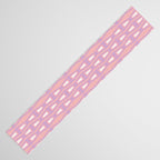 Pink Asymetrical Geometric Table Runner Gallery Image 3