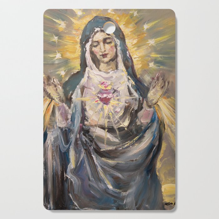 Cor Mariae Immaculatum VI Cutting Board Gallery Image 1
