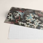 Japanese Dragon Woodblock Art Utagawa Yoshikazu Wrapping Paper Gallery Image 2