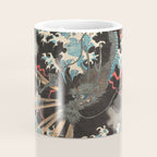 Japanese Dragon Woodblock Art Utagawa Yoshikazu Coffee Mug Gallery Image 4