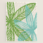 Abstract Coastal Flora Jigsaw Puzzle Gallery Image 1