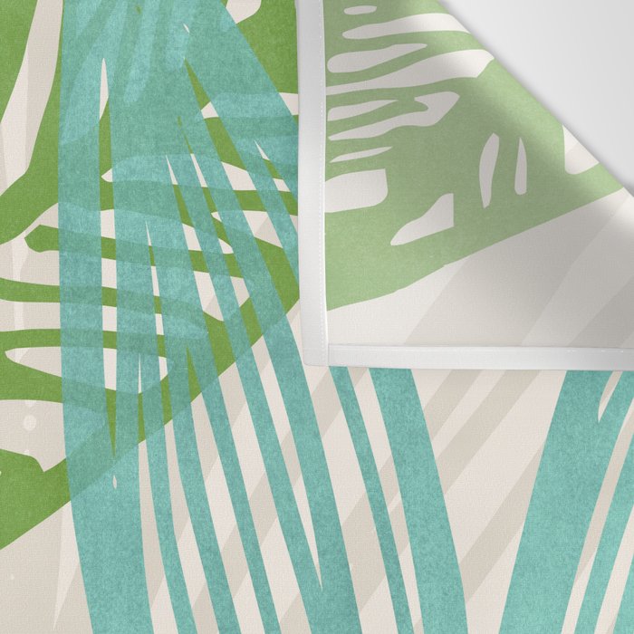 Abstract Coastal Flora Wall Tapestry Gallery Image 3