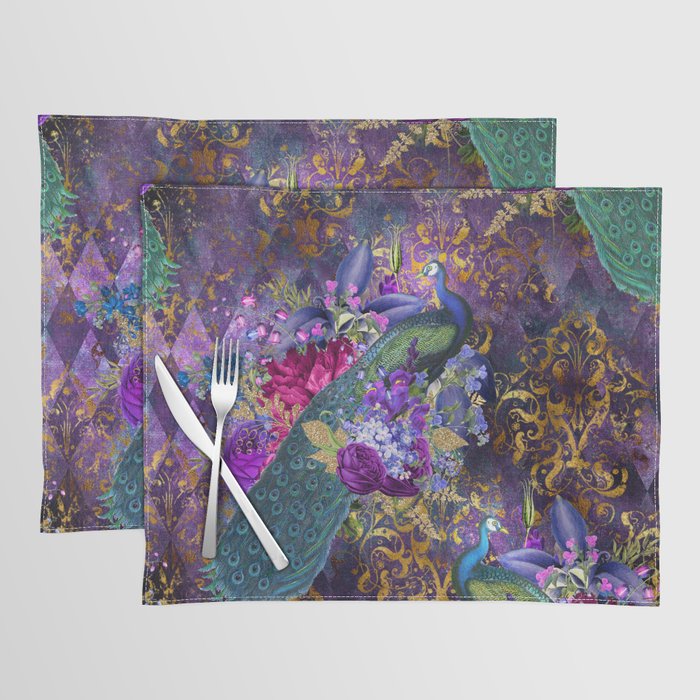 Feather Peacock 29 Placemat Gallery Image 1