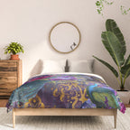 Feather Peacock 29 Comforter Gallery Image 3