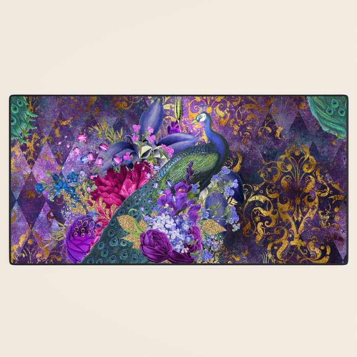 Feather Peacock 29 Desk Mat Gallery Image 3