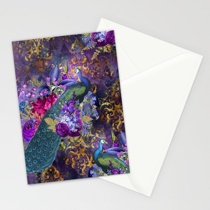Feather Peacock 29 Stationery Card Gallery Image 2