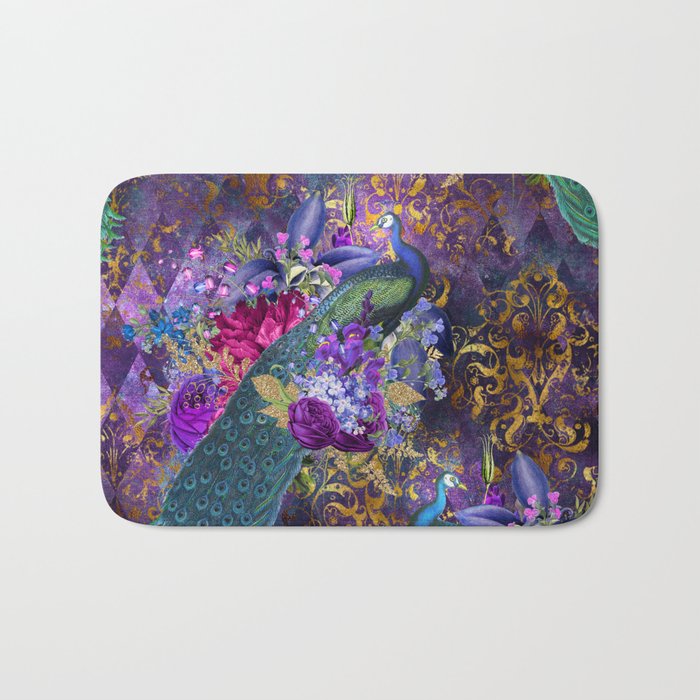 Feather Peacock 29 Bath Mat Gallery Image 1