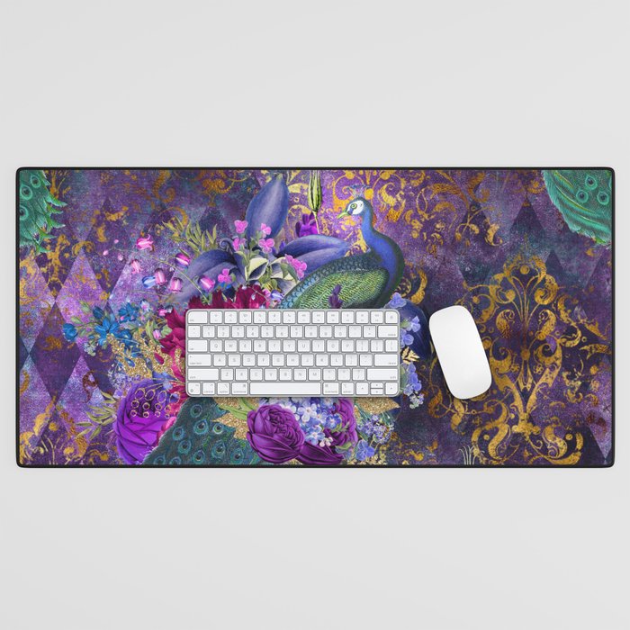 Feather Peacock 29 Desk Mat Gallery Image 1