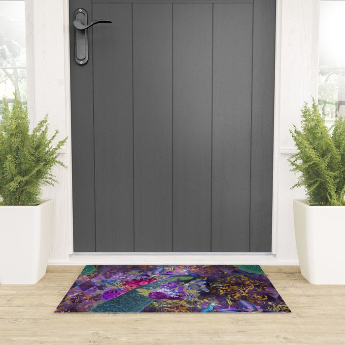 Feather Peacock 29 Welcome Mat Gallery Image 3