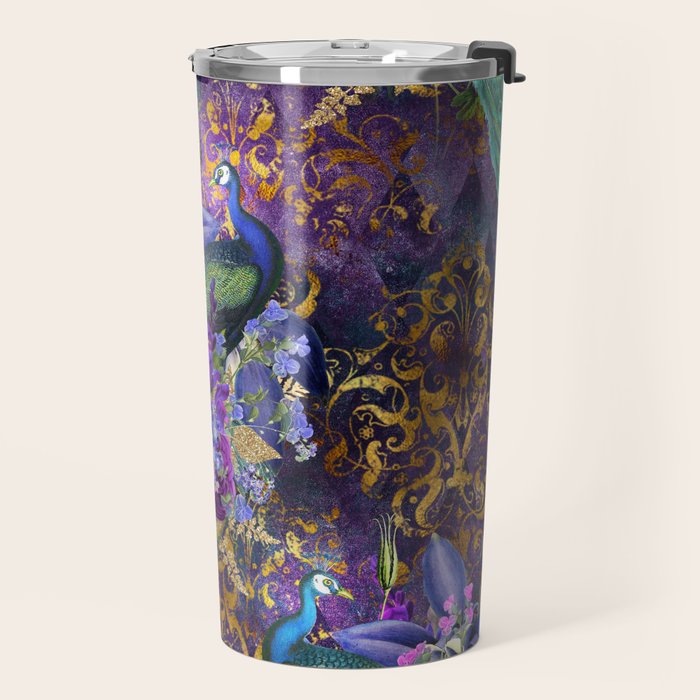 Feather Peacock 29 Travel Mug Gallery Image 2