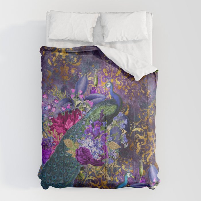 Feather Peacock 29 Comforter Gallery Image 6