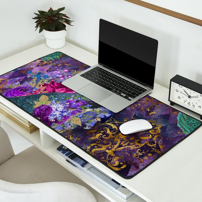 Feather Peacock 29 Desk Mat Gallery Image 2