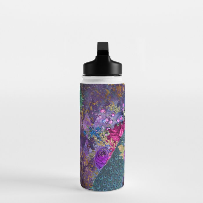 Feather Peacock 29 Water Bottle Gallery Image 3