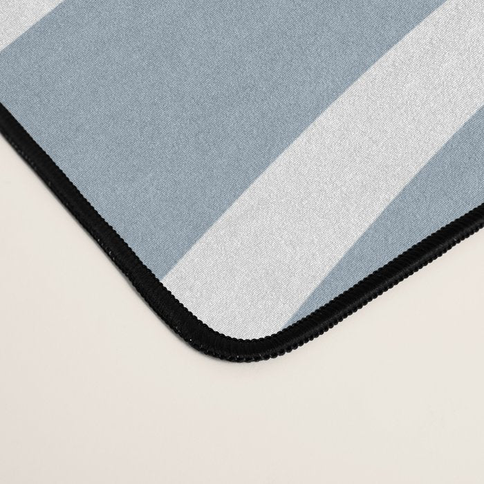 Wavy Stripes XXXVI - Natural Blue  Desk Mat Gallery Image 4