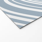 Wavy Stripes XXXVI - Natural Blue  Welcome Mat Gallery Image 2