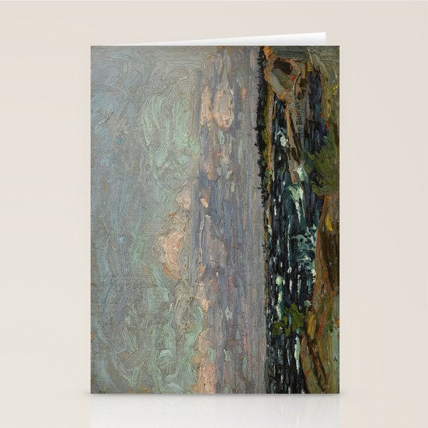 Tom Thomson Windy Day- Rough Weather in the Islands 1914. Canadian Landscape Artist Stationery Card Gallery Image 2