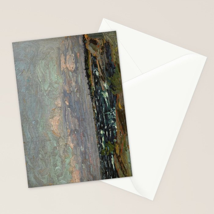 Tom Thomson Windy Day- Rough Weather in the Islands 1914. Canadian Landscape Artist Stationery Card Gallery Image 2