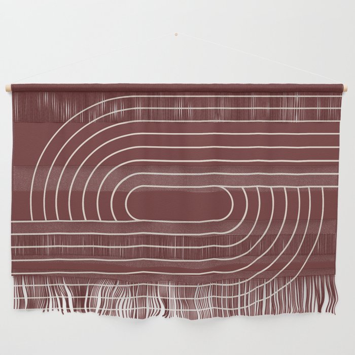 Oval Lines Abstract X Wall Hanging Gallery Image 1