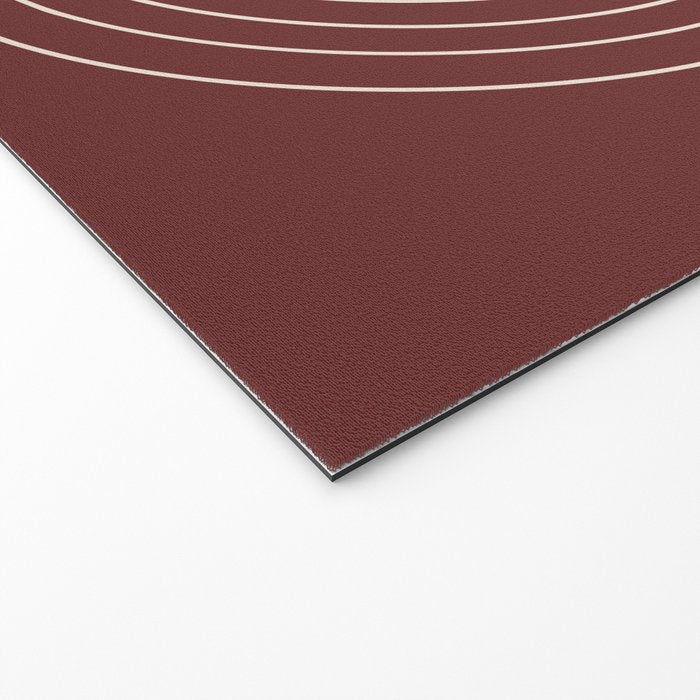 Oval Lines Abstract X Welcome Mat Gallery Image 2