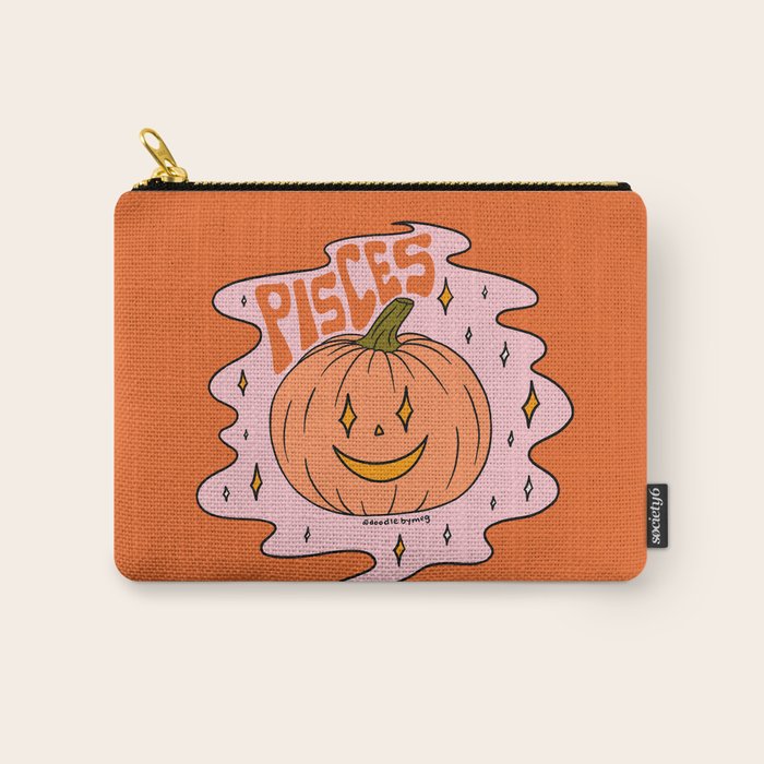 Pisces Jack O Lantern Carry All Pouch Gallery Image 1