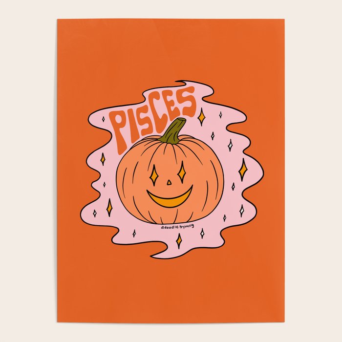 Pisces Jack O Lantern Poster Gallery Image 1