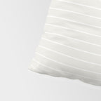Minimal Arch II Natural Off White Modern Geometric Lines Pillow Sham Gallery Image 4