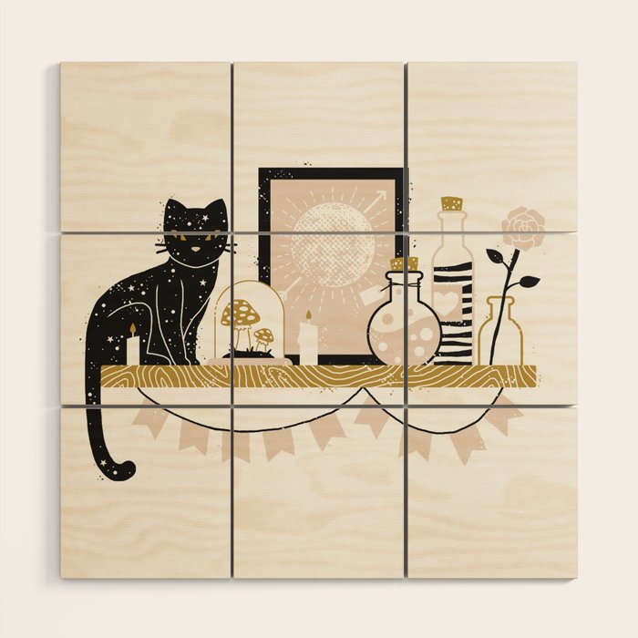 Magical Little Shelf Wood Wall Art Gallery Image 1