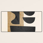 Modern Abstract Minimal Shapes 218 Desk Mat Gallery Image 3