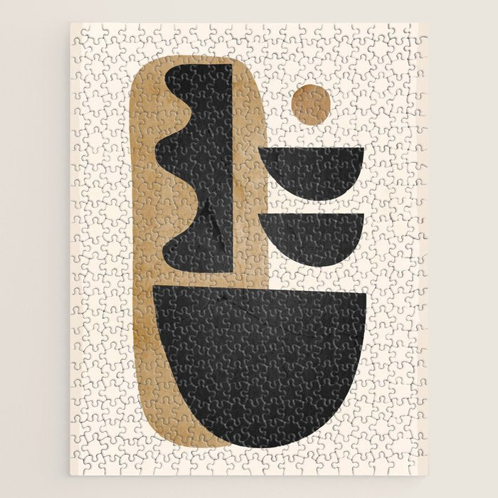 Modern Abstract Minimal Shapes 218 Jigsaw Puzzle Gallery Image 1