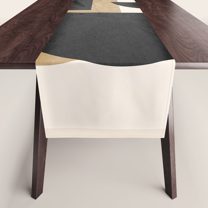 Modern Abstract Minimal Shapes 218 Table Runner Gallery Image 1