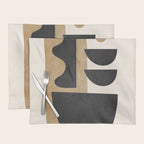 Modern Abstract Minimal Shapes 218 Placemat Gallery Image 1