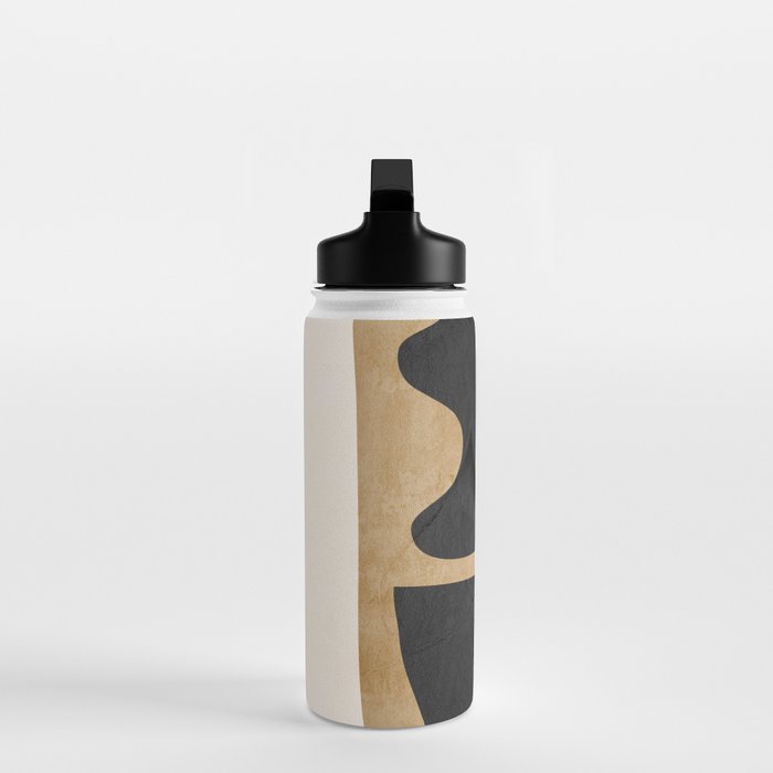 Modern Abstract Minimal Shapes 218 Water Bottle Gallery Image 3