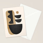 Modern Abstract Minimal Shapes 218 Stationery Card Gallery Image 2