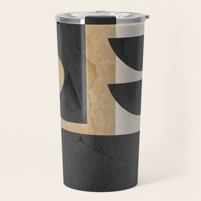 Modern Abstract Minimal Shapes 218 Travel Mug Gallery Image 1