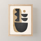 Modern Abstract Minimal Shapes 218 Mini Art Print Gallery Image 1