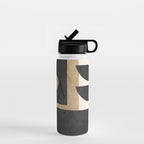 Modern Abstract Minimal Shapes 218 Water Bottle Gallery Image 1