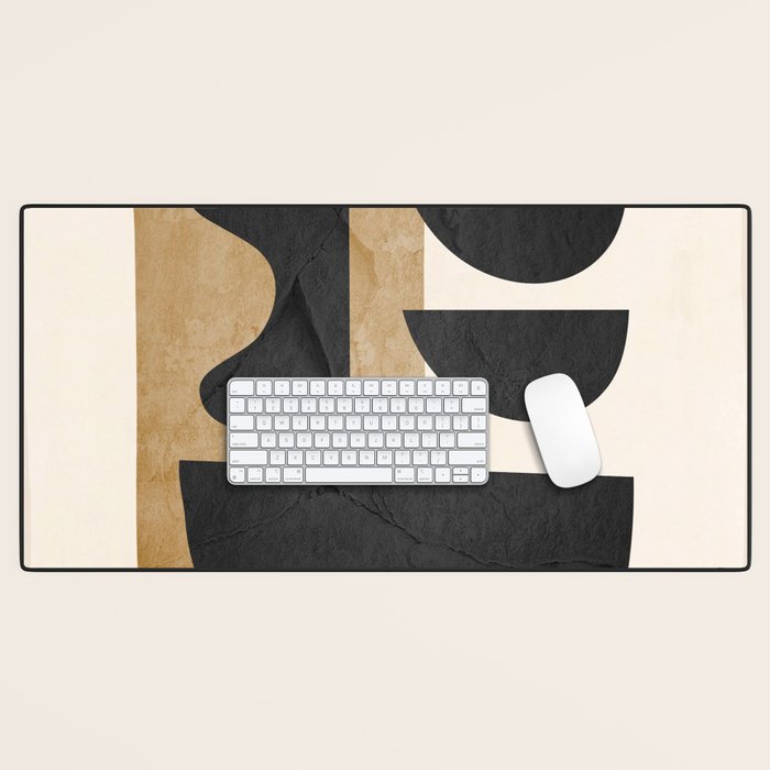 Modern Abstract Minimal Shapes 218 Desk Mat Gallery Image 1
